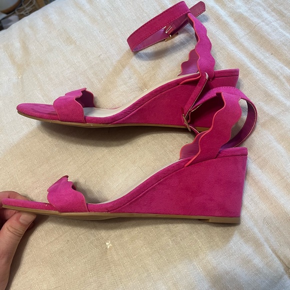 Pink Wedge heels - Picture 2 of 3